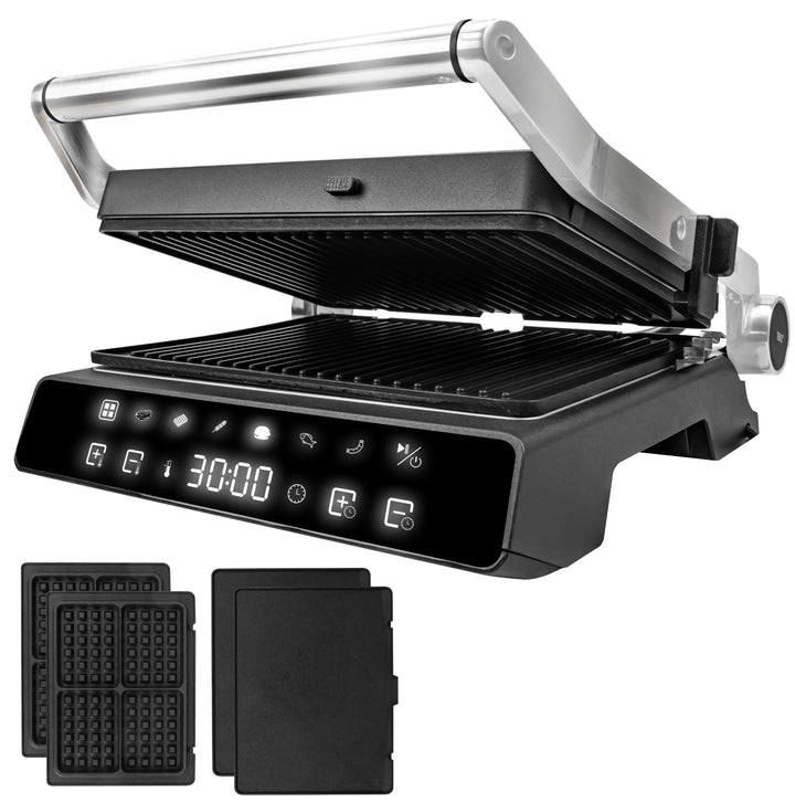 Contactgrill met 6 Uitneembare Platen