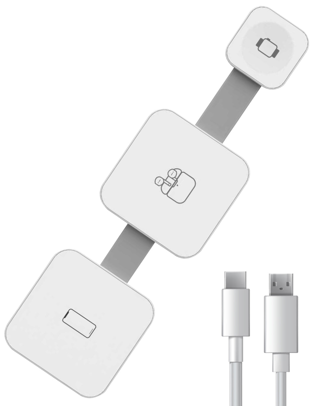 Draadloze oplader 3 in 1