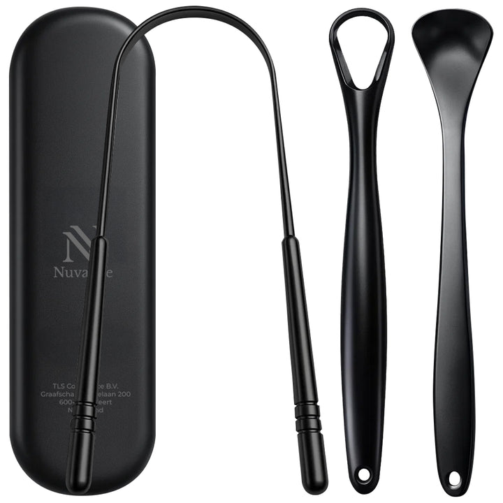 Tongschraper Set - 3 delig Silver