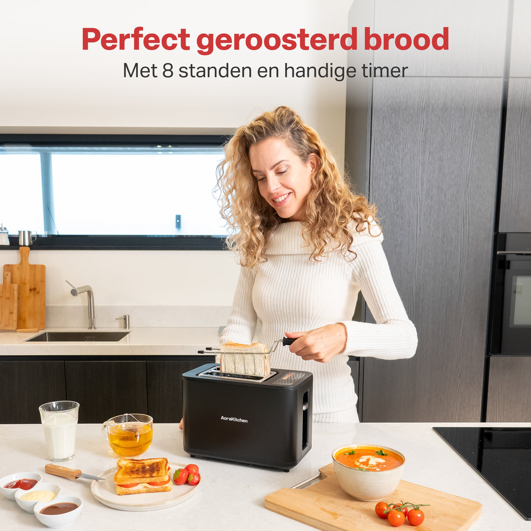 Broodrooster met Tostiklemmen