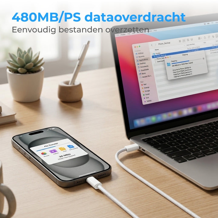 USB-C naar USB-C Kabel