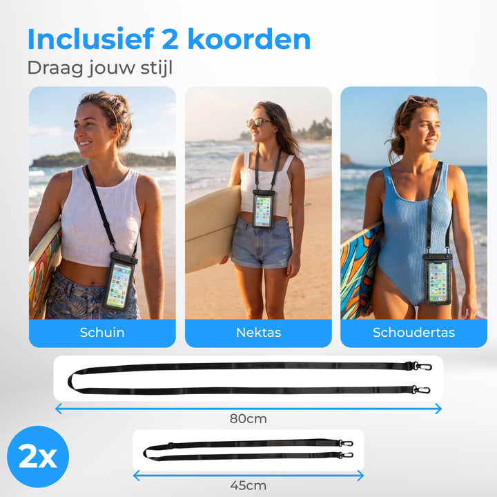 Waterdicht telefoonhoesje 2 in 1