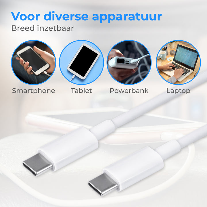 Usb C Kabel 2 Meter Wit