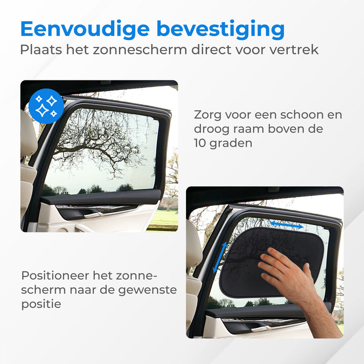 Zonnescherm voor Auto - 2 Stuks