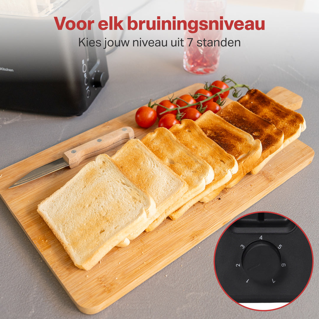 Broodrooster - 7 Warmteniveaus