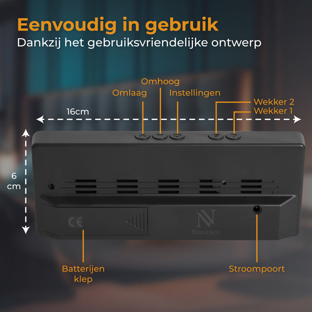Digitale Wekker RGB Display