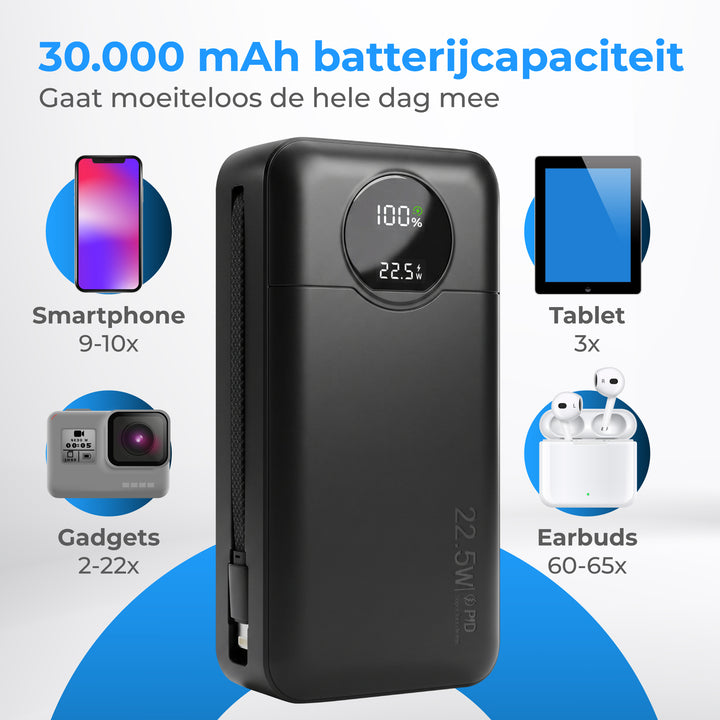 Powerbank 30.000 mAh
