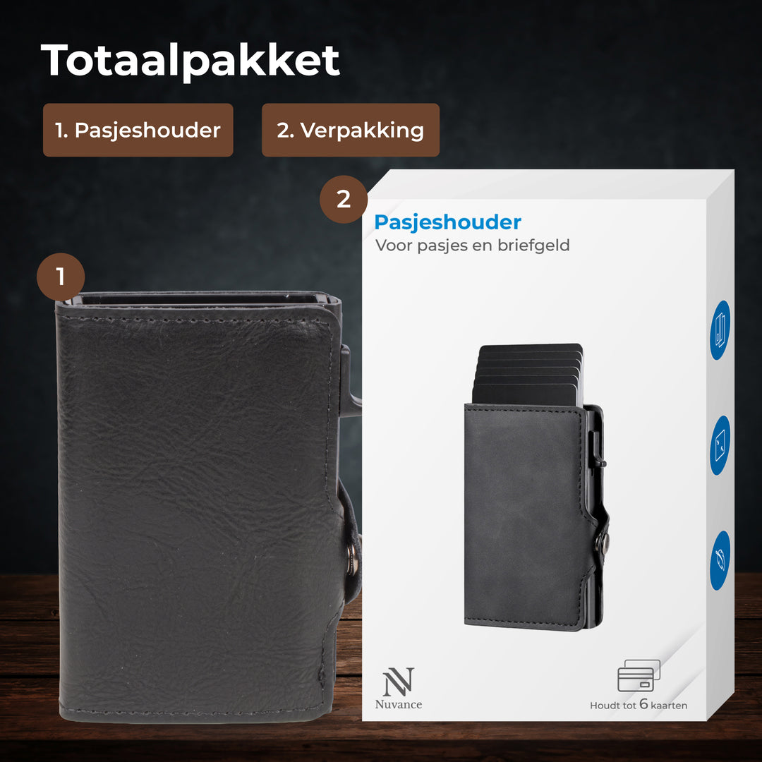 Pasjeshouder uitschuifbaar