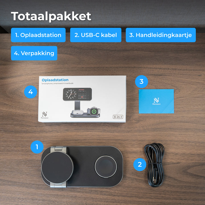 Draadloze Oplader met Adapter