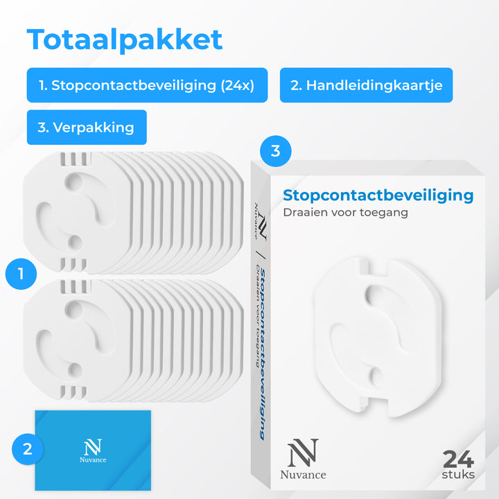 Stopcontactbeveiliging 24 Stuks - Nederland