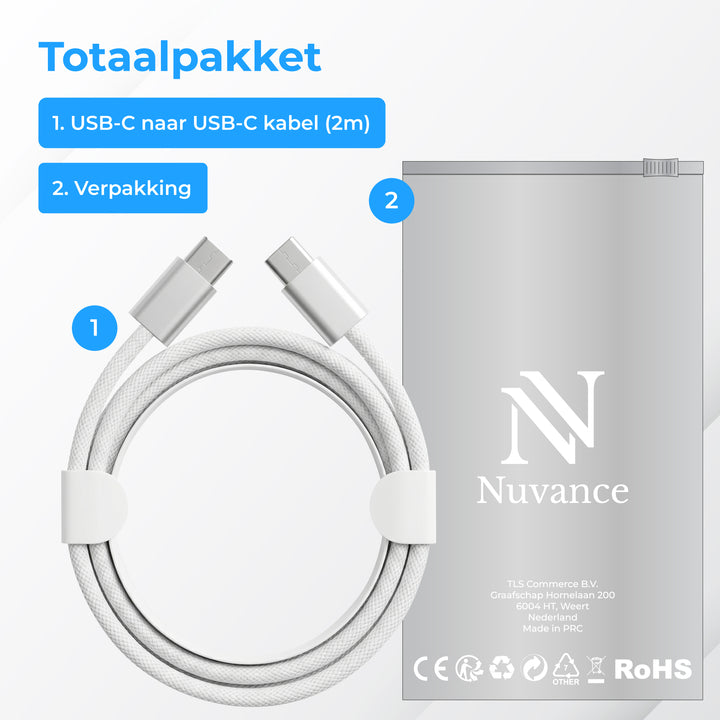 USB-C naar USB-C Kabel