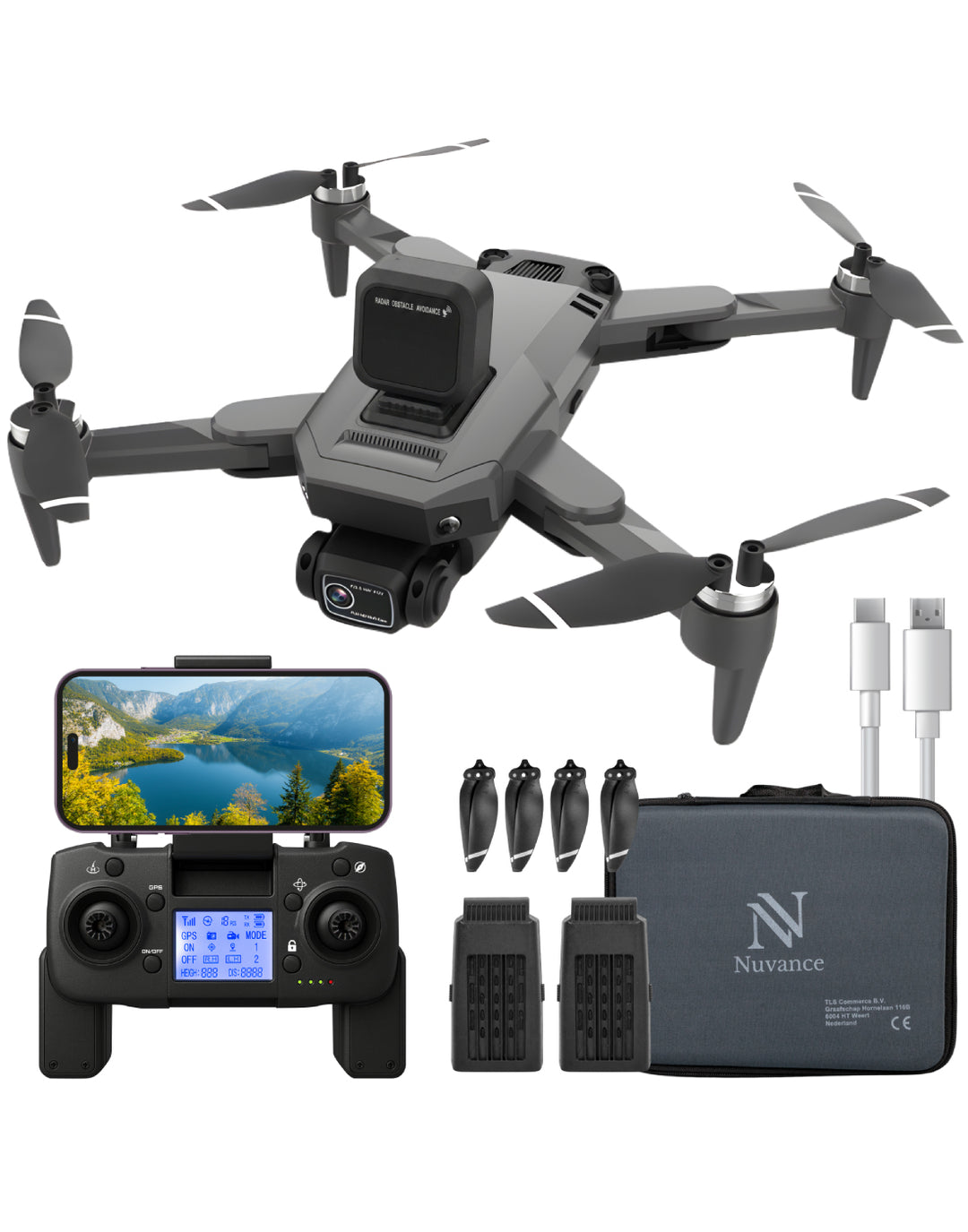 Drone met Camera, Ontwijking Module en GPS